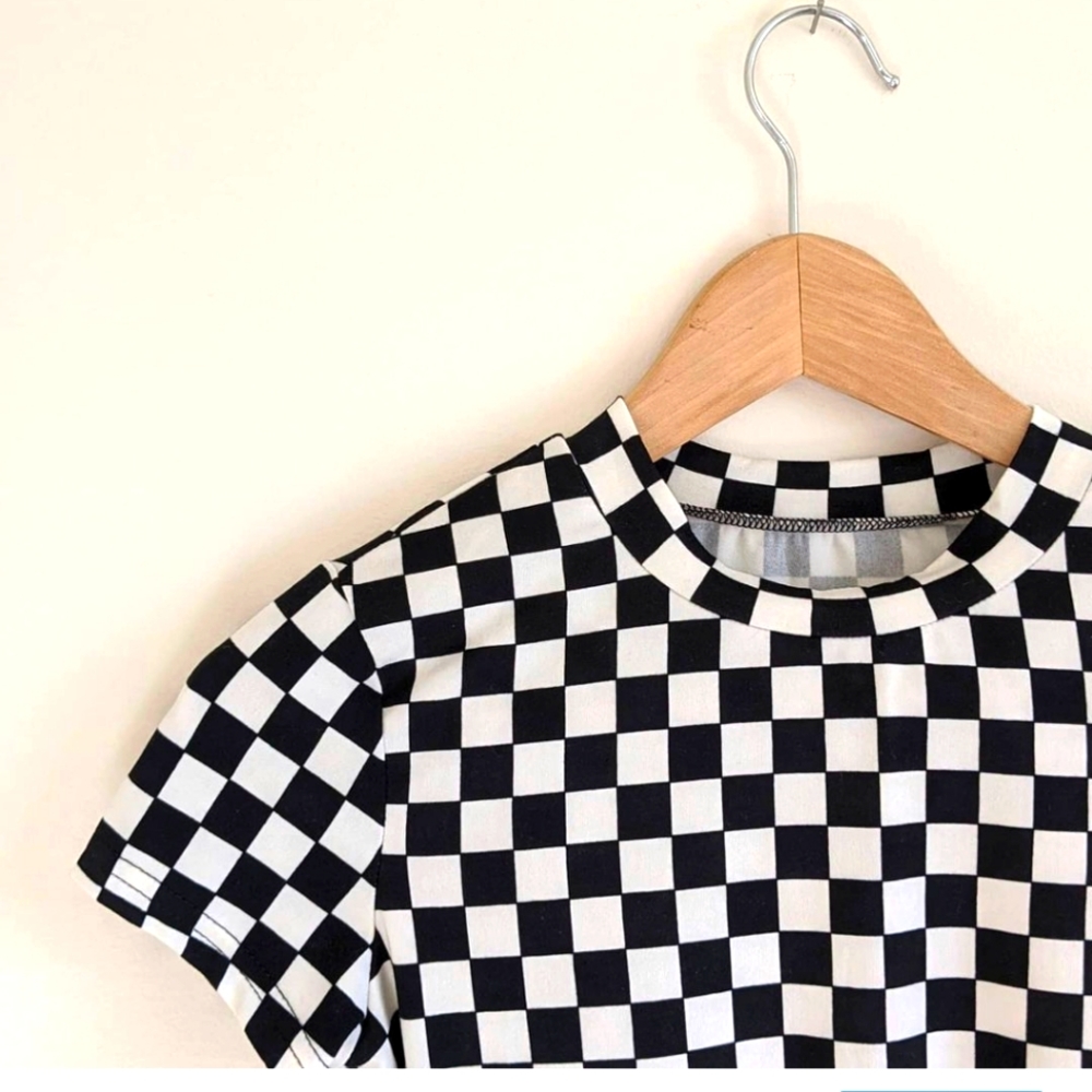 Checkered Bodysuit